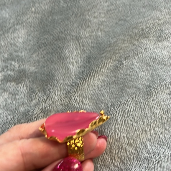 Pink Stone Ring Adjustable from Treasure jewels NWT - Picture 3 of 8